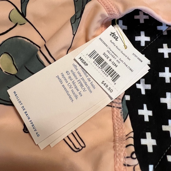 Tea Rash Guard Suit. - Picture 2 of 2